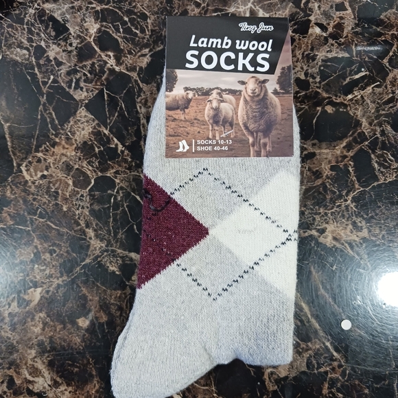 ⚫️  12 Lamb Wool Crew SocksThermal Warm Winter Boot Socks Size 10-13 Men - Picture 6 of 7